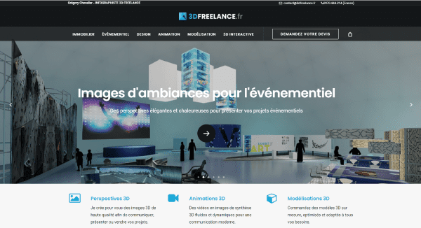Infographiste 3D freelance