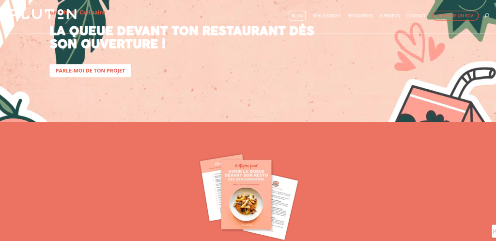 Pluton graphiste culinaire